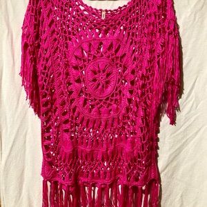India Boutique One Size Crotchet Top